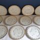 Suite of 12 flat plates Limoges