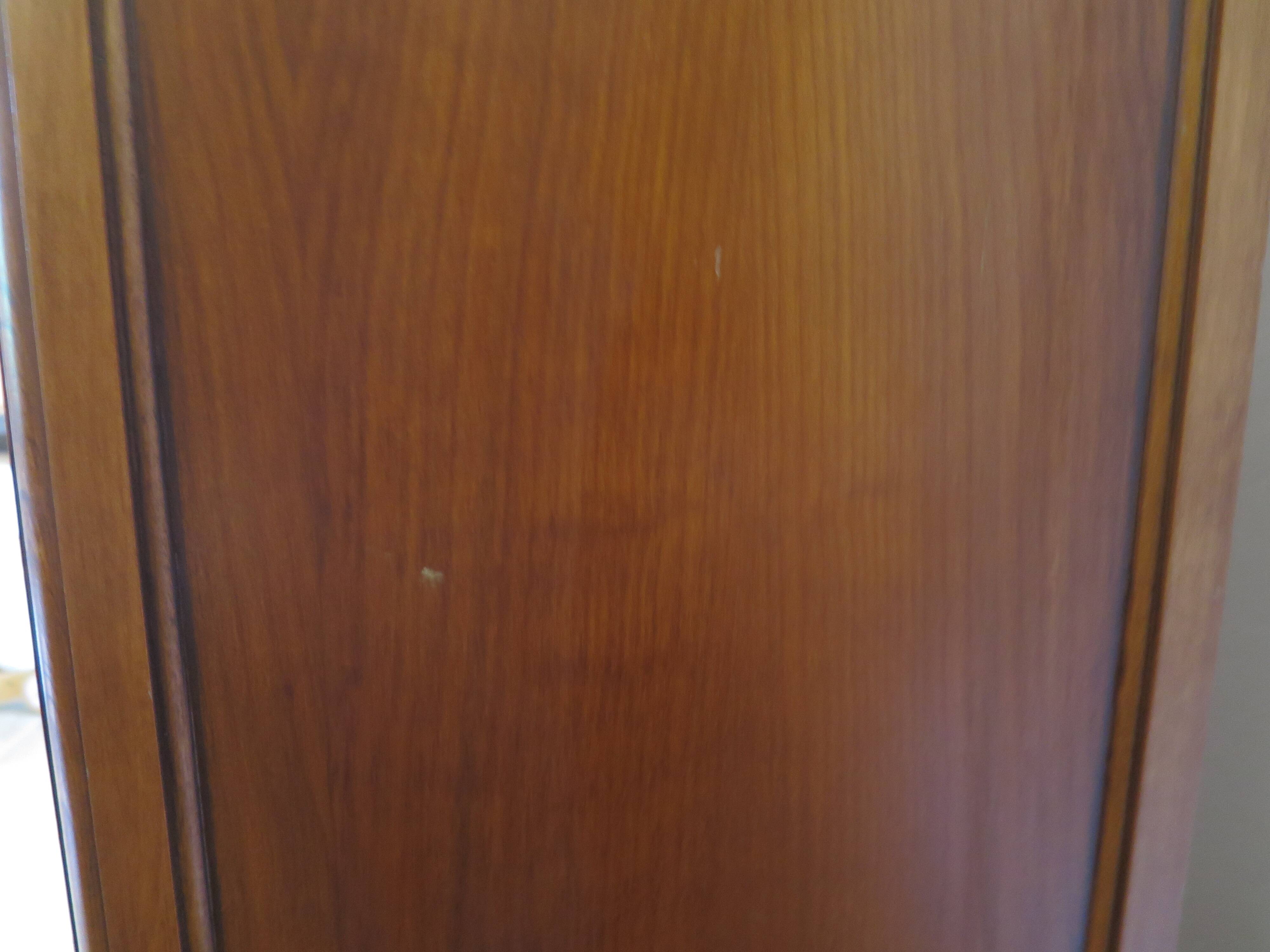 Rare Louis Philippe chest of drawers with 7 drawers from the 80s in cherry wood
