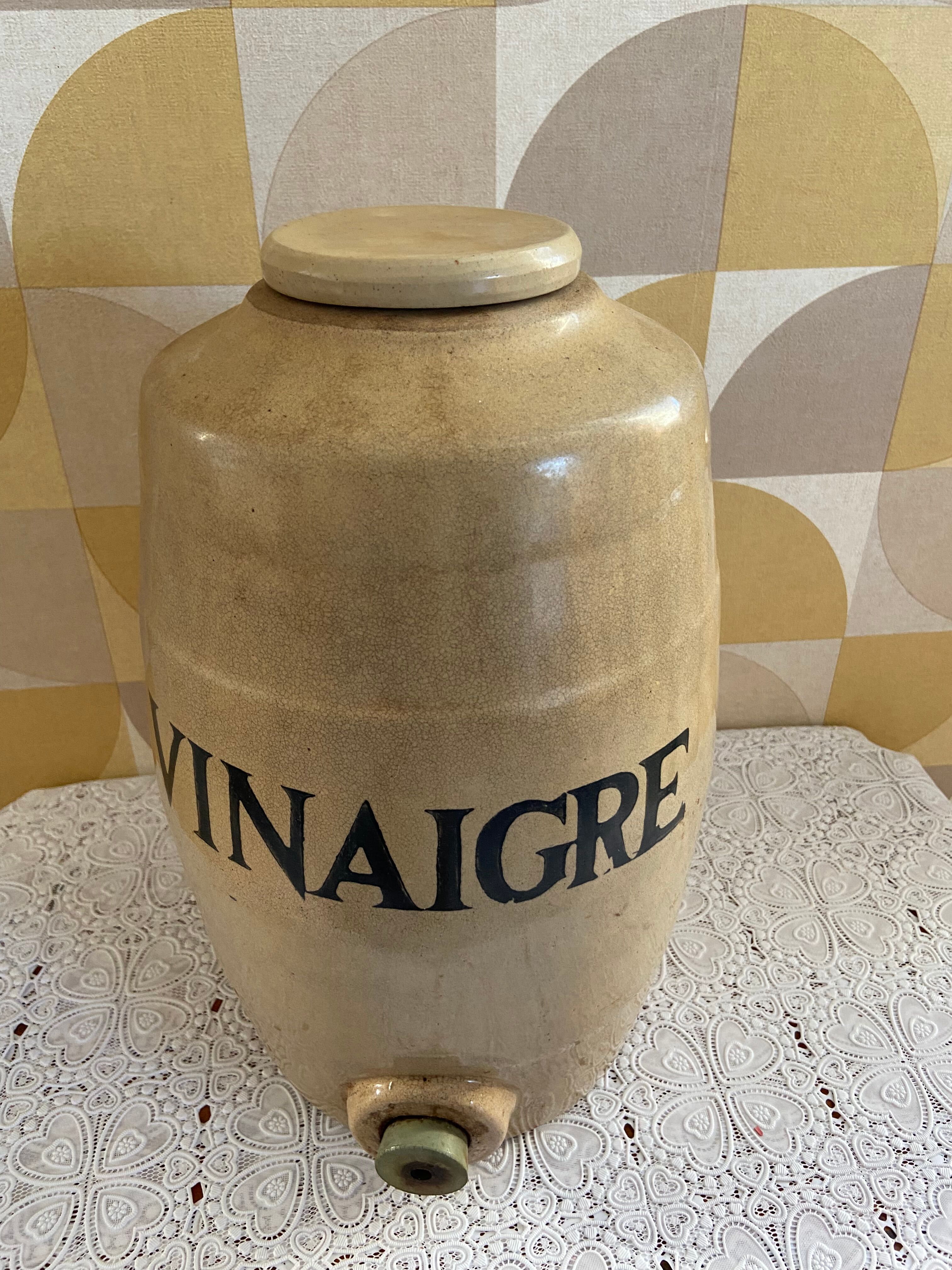 Stoneware Vinegar Pot