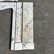 Paonazzo white marble Louis-style flat fireplace