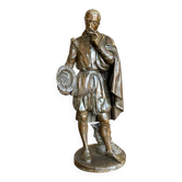 'Le Céramiste Bernard Palissy' Par Vittoz Bronzier, Sculpture En Bronze