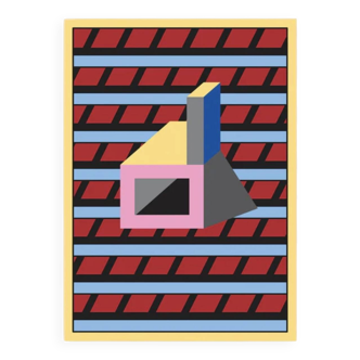 Lithograph by Nathalie du Pasquier