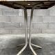 Ancienne table bistrot 1960 metal