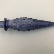 Carafe empoli violet mauve petits bulles hobnail