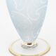 old blue glass vase