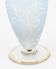 old blue glass vase