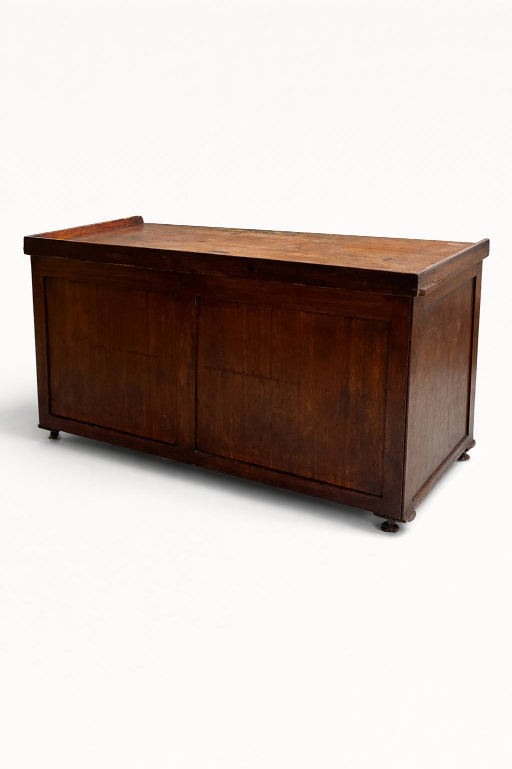English desk with wooden drawers, late 19th century