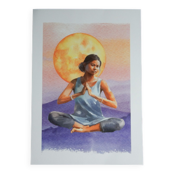 Illustration meditation