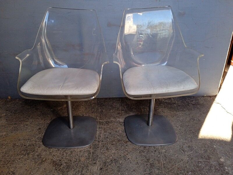 Pair of champagne chairs , Rausch