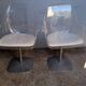 Pair of champagne chairs , Rausch