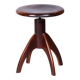 Mid-Century Czech Beech Piano Stool, 1940s