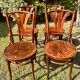 4 bistro chairs 1950