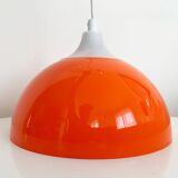 Red Space Age Ceiling Light by A. Schröder Kemi, Denmark 1970s