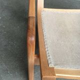 Vintage lounge chair set in Swedish beech by Yngve Ekström for Swedese, 1970s.