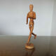 Articulated wooden mannequin 60s