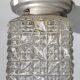 1950s glass ceiling light