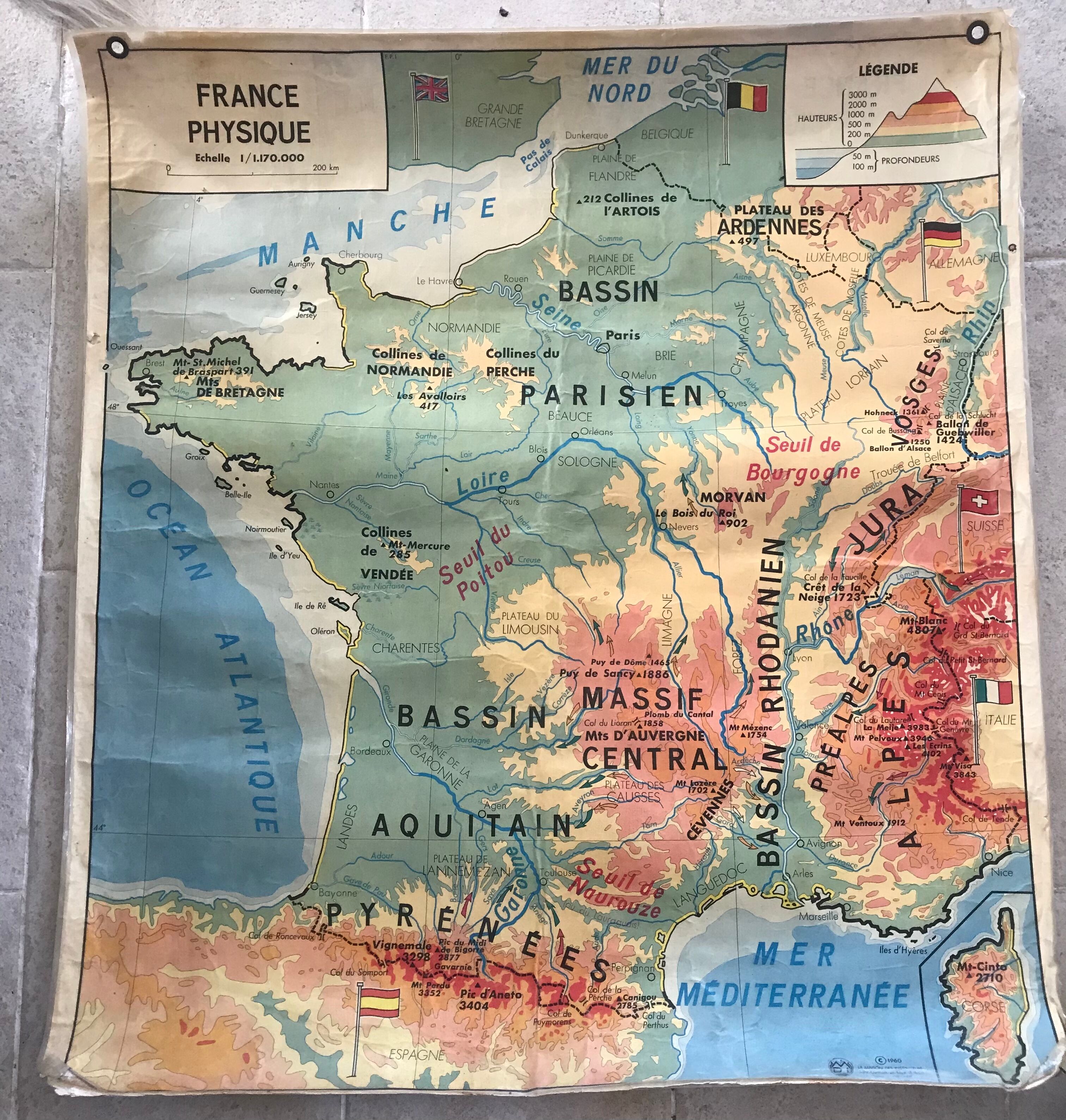 Carte scolaire la France