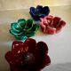 Poppy flowers in antique ceramics