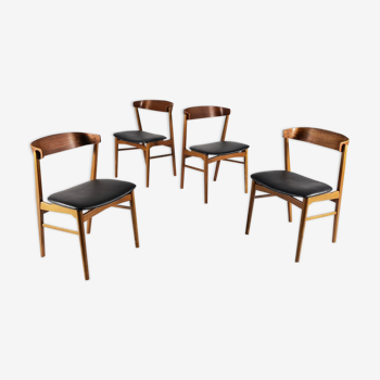 Suite of 4 model 206 chairs by Farstrup, Denmark 1960