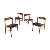 Suite of 4 model 206 chairs by Farstrup, Denmark 1960