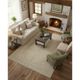 One of a kind Vintage Turkish Area Rug. Handmade Beige Large Carpet for Rustic, Country & Farmhouse Decor