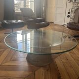 Warren Platner Steel and Glass Coffee Table, 1962