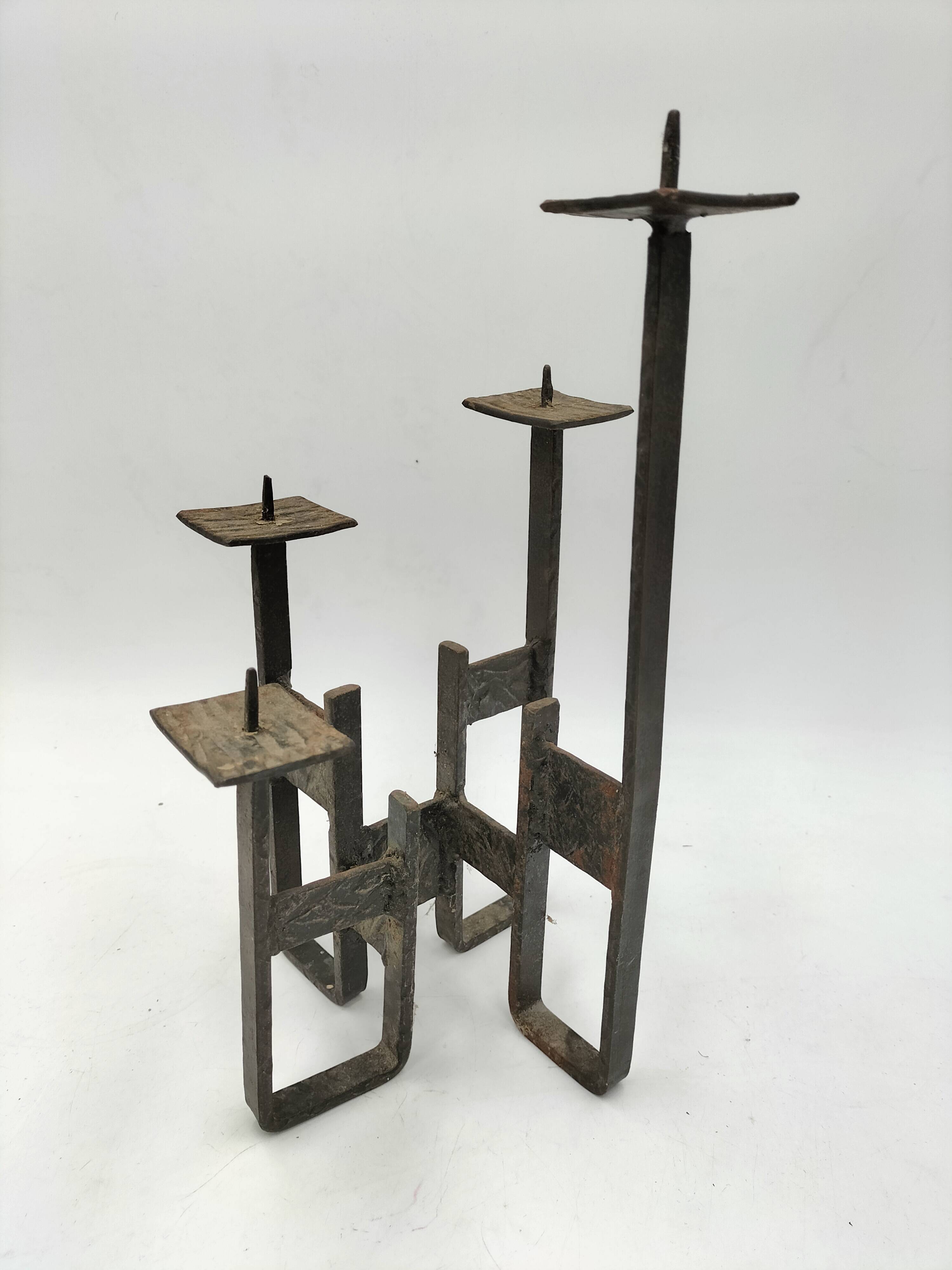 Brutalist candle holder