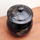 Signed ceramic covered pot