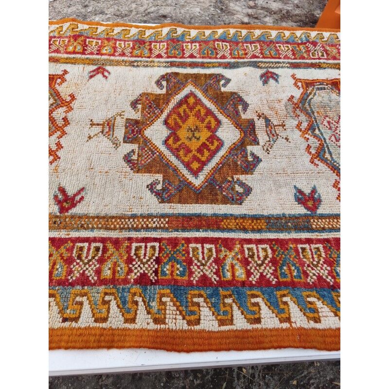 Moroccan wool rug