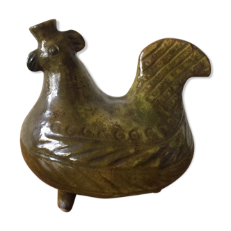 Ceramic rooster vase 1970