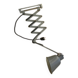 Lampe zigzag vintage grise style industriel