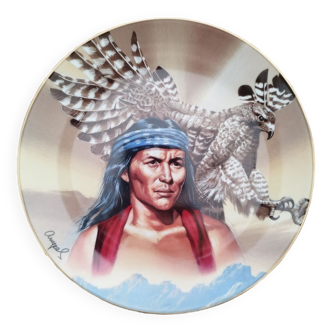 Collector assiette "Spirit of thé Great Hawk"
