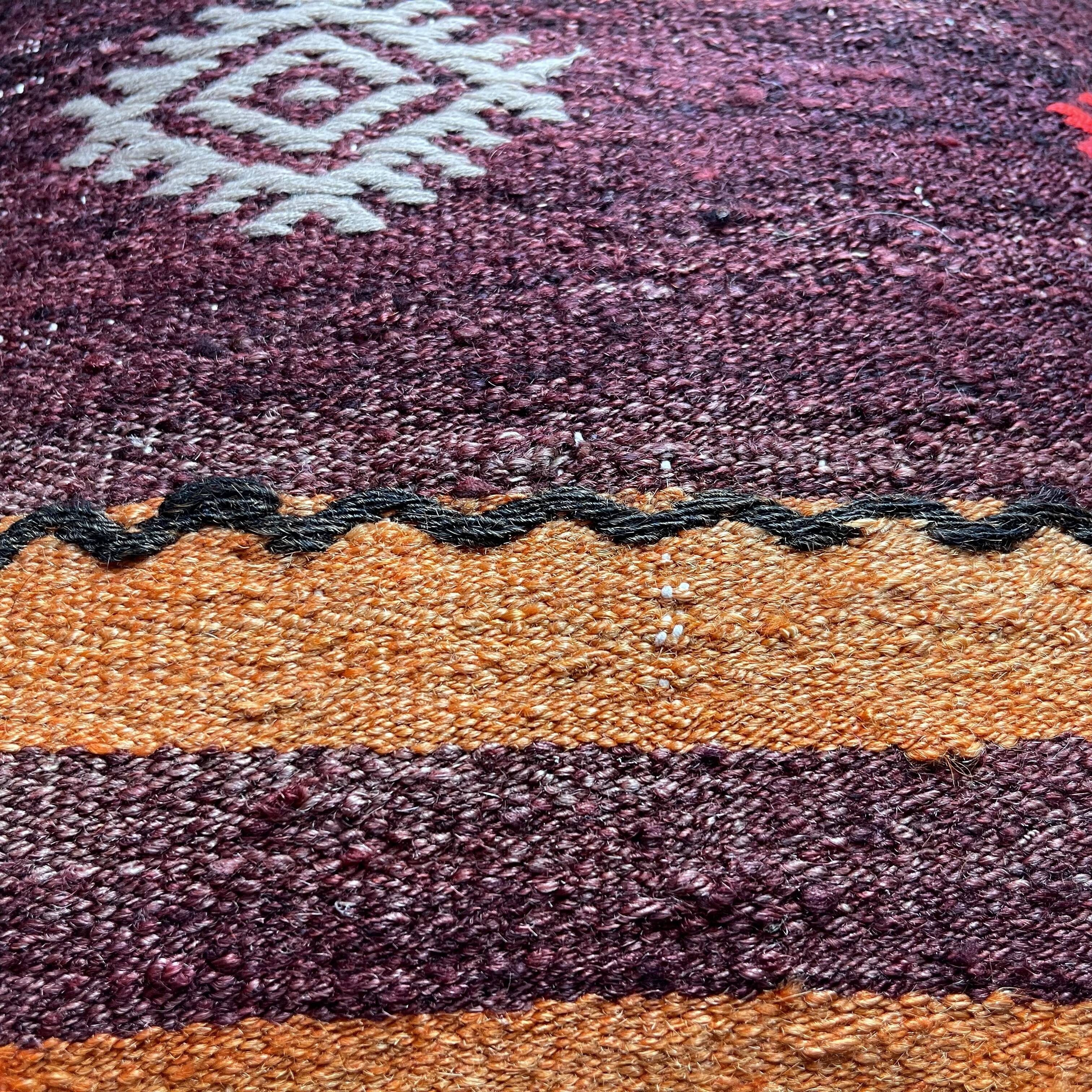 Vintage turkish kilim cushion cover 40 x 40 cm