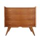 Commode vintage pieds compas