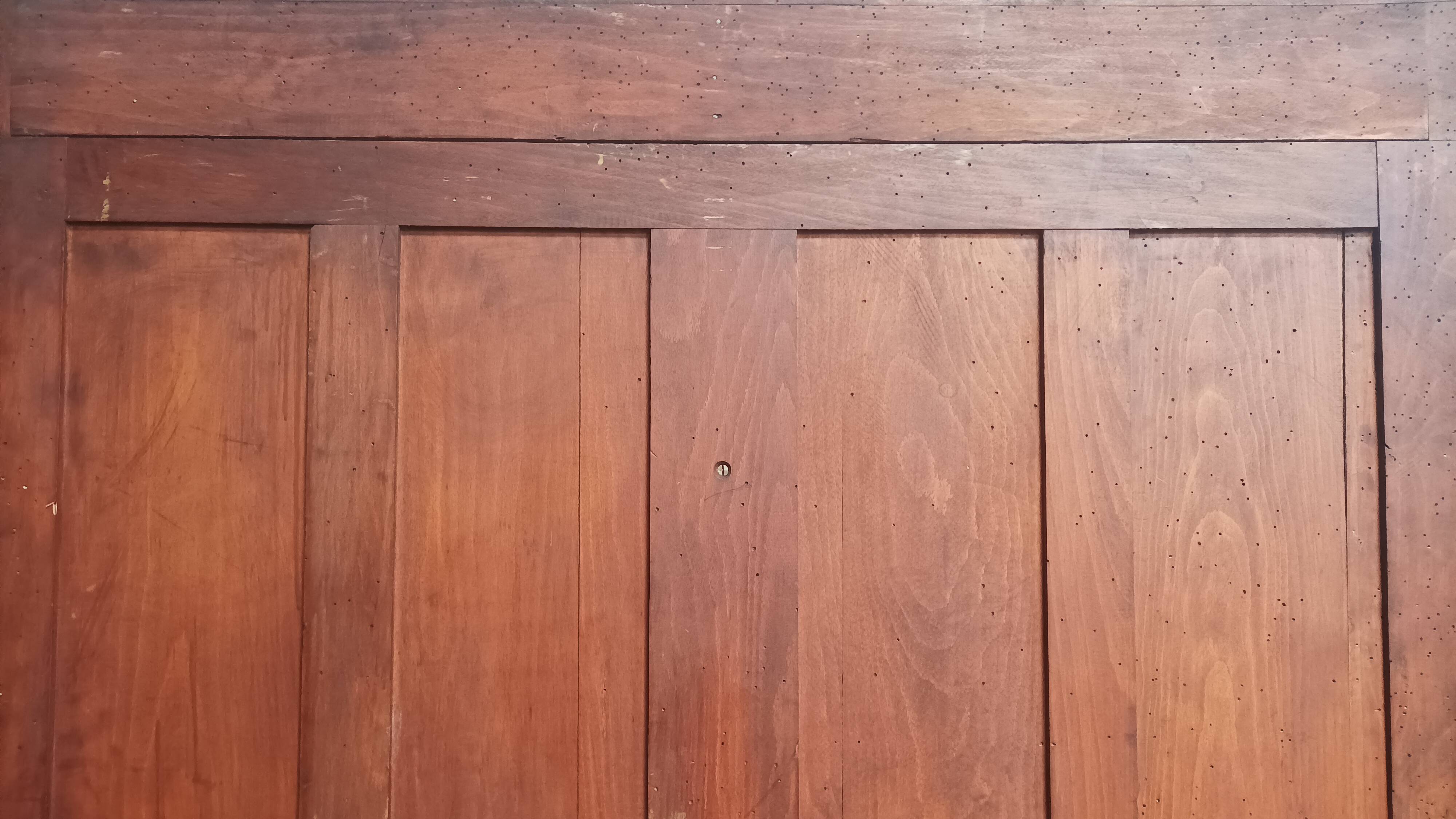 Art Nouveau carved walnut cabinet