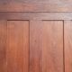 Art Nouveau carved walnut cabinet