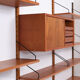 Large Poul Cadovius Royal wall system 1950s Denmark