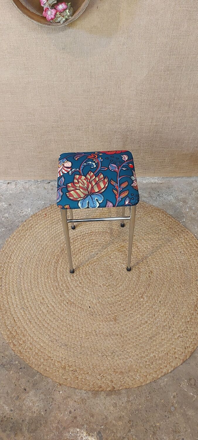 Upcycled vintage stool