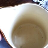 Vintage jug, ceramic toilet jug, pitcher, bathroom decor.