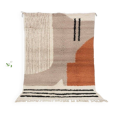 Handmade Boujaad Berber rug 140/260 cm