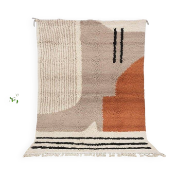 Handmade Boujaad Berber rug 140/260 cm