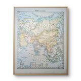 Printed in 1900, the states of Asia.