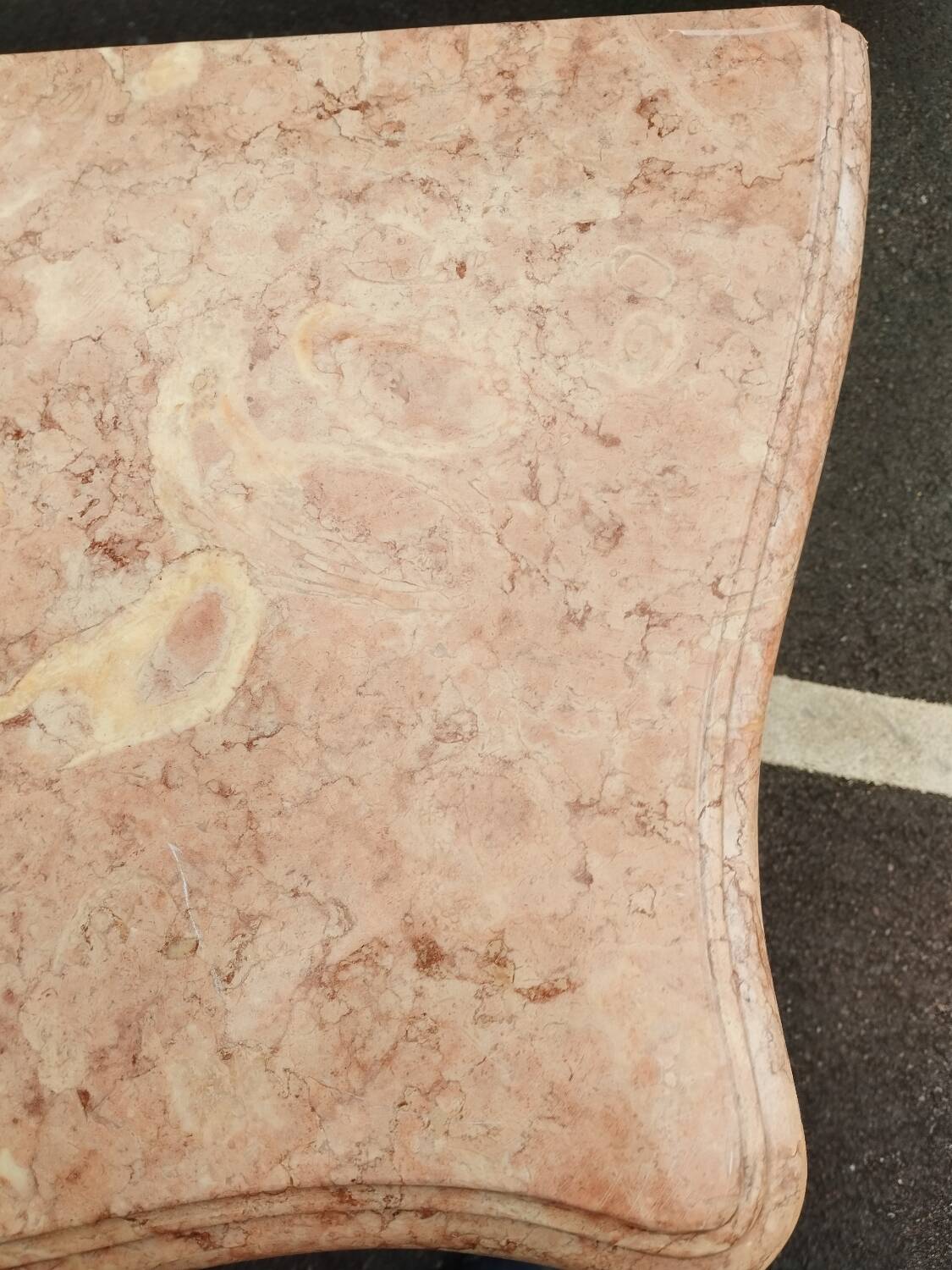 Old louis xv style marquetry chest of drawers