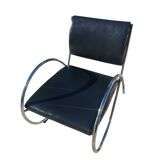 Design en métal chromé, 1980
