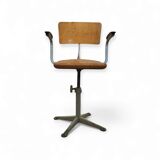 Friso Kramer for Ahrend Cirkel studio chair with arms / 1960s