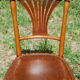 Curved wooden bistro chair J & J Kohn