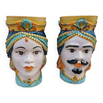 testa di moro siciliana in ceramica