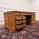 Large classic English desk with back panel