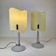 Pair of Italian Opaline Table Lamps, 1990s