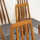 Chaises Eva de Niels Koefoed pour Hornslet Møbelfabrik, 1960